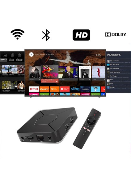 4K Android TV - Prime Q1 Lisanslı Android TV Box Q1 / Android TV Stick - Yeni Versiyon 4K Android TV - Prime Q1 Lisanslı Android TV Box Q1 / Android TV Stick - Yeni Versiyon