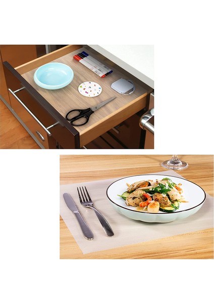 Eva Kaymaz 45cm X 10 Metre Şeffaf Raf Dolap Içi Ve Çekmece Içi Örtüsü 10 Metre