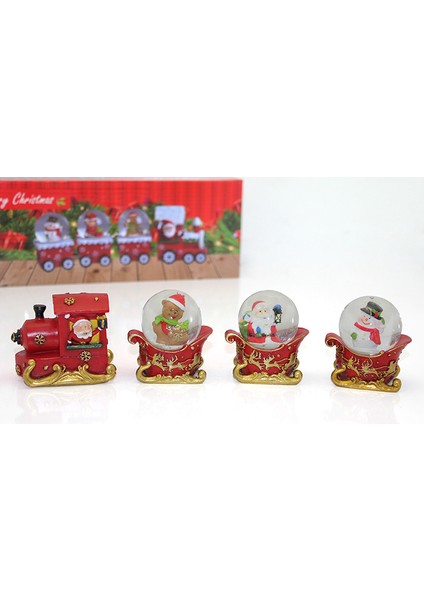 4'lü Yılbaşı Temalı Kar Küresi ALK249