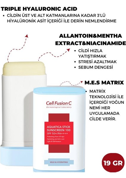 Aquatıca Stick Güneş Kremi 19 G