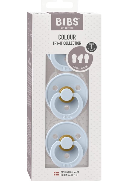 Try It Colour Üçlü Emzik Seti - Baby Blue fiyatları