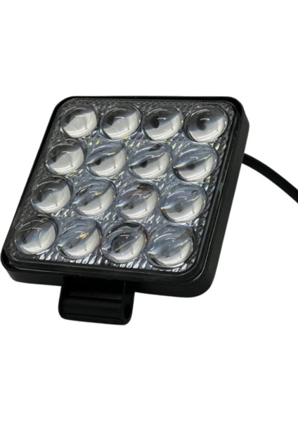 Off Road Beyaz Işık Sis Farı Lambası 16 LED Kare 110X110CM-YÜKSEKPARLAKLIK