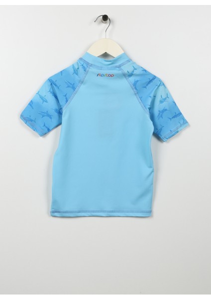 Desenli Mavi Erkek T-Shirt ST2332000007 fiyatları