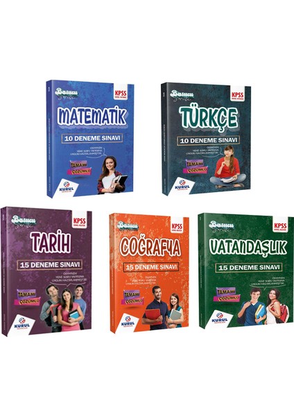 Yayınları KPSS Başucu Serisi Deneme Seti 5 Kitap