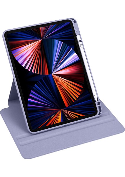 Apple Ipad Pro 11 3. Nesil ve 4. Nesil Kılıf Kalemlikli Standlı Uyku Modlu Akıllı Kapak 2021 2022 (Ter)