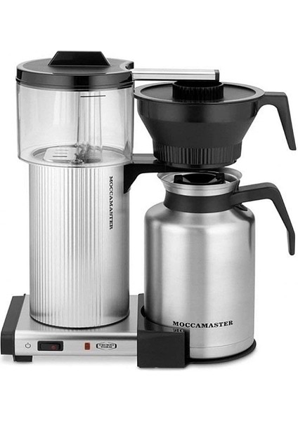 Moccamaster Cdt Grand Filtre Kahve Makinesi, Parlak Gümüş