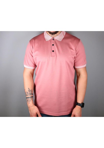 231400605 Nehir Pike Çıtçıtlı Polo Pudra
