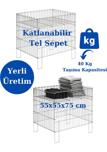 Katlanılabilir Tel Sepet Indirim Sepeti Havuz Sepet Market Sepeti Çamaşır Sepeti