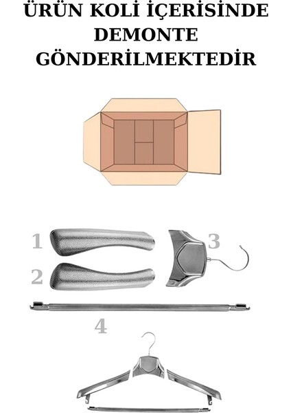 İstanbul Manken 5 Adet Plastik Gold-Flok Yüksek Kalite Ceket Askısı Elbise Askısı Takım Elbise Askısı