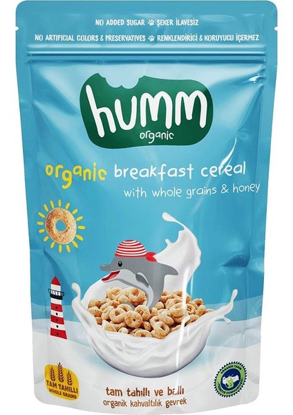 Tam Tahıllı & Ballı Organik Kahvaltılık Gevrek 4 x 80 gr