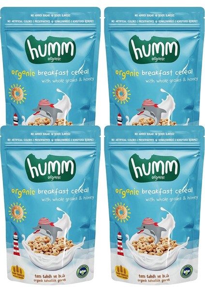 Tam Tahıllı & Ballı Organik Kahvaltılık Gevrek 4 x 80 gr fiyatları