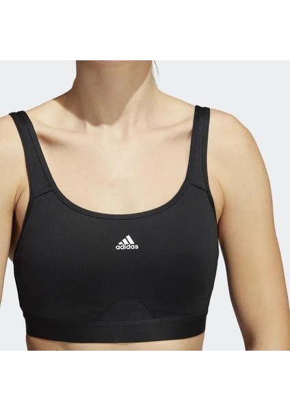 HE9069 Tlrd Training Kadın Siyah Spor Sütyeni