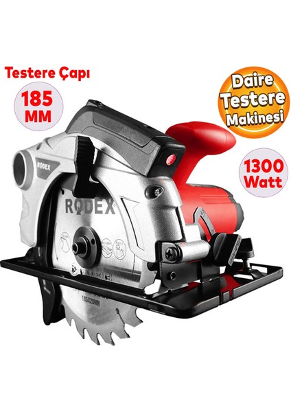 RDX3821 Daire Testere Sunta Kesme Testere Daire Testere 185 mm 1300 W