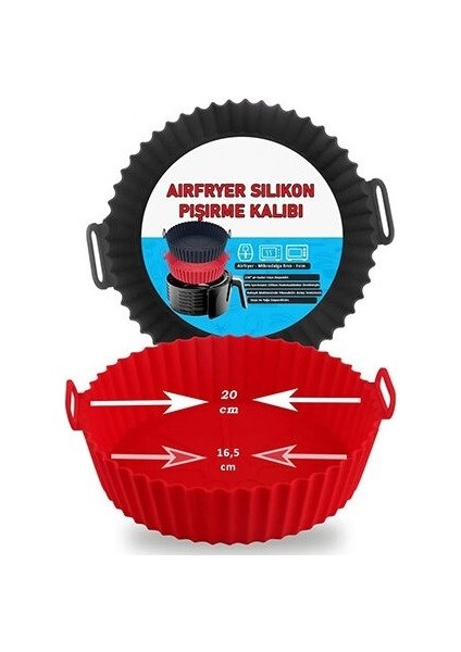 Airfryer Ustası Pişirme Silikon Kap Kek Kabı fırsatları