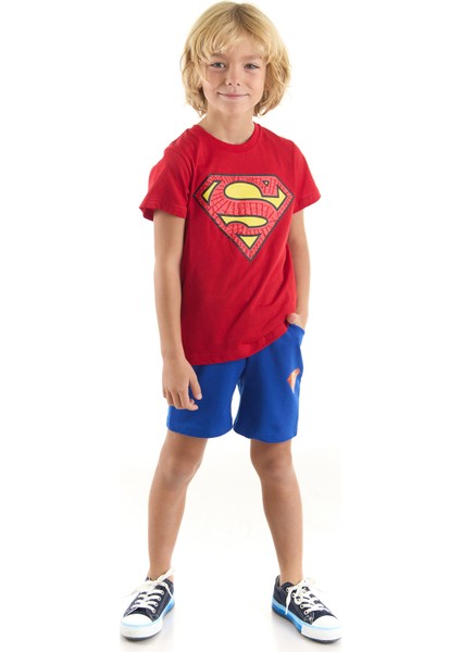 Superman 2'li Çocuk Şortlu Takım - Disney