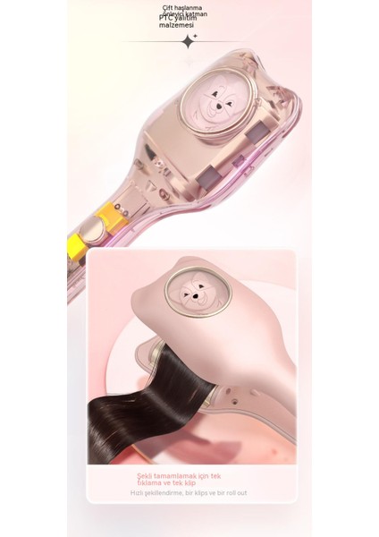 Bukle Maşası Iki Borulu Bukle Maşası Çok Seviyeli Ayarlanabilir Mini Bukle Maşası (Yurt Dışından)