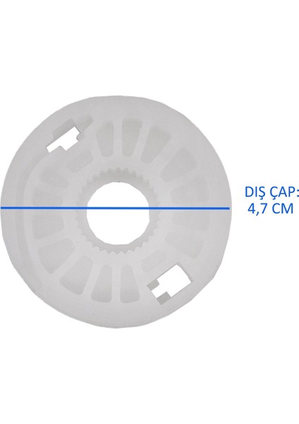 Alpha Auto Part Volkswagen Touran, Caddy 3, Audi A4, Skoda Octavia Ön Kapılar Için Cam Kriko Makarası