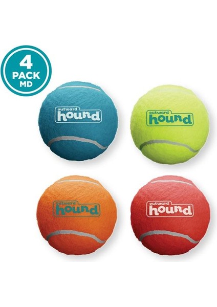Squeaker Ballz Squeaky Tenis Topları, Medium