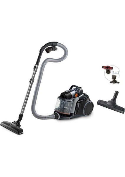 650 W Turbo Başlık, 72 Db Toz Torbasız Süpürge