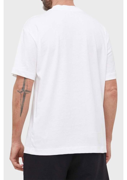 Logolu Bisiklet Yaka Pamuk Oversize T Shirt J30J323522YAF Erkek T Shirt J30J323522 Yaf fiyatları