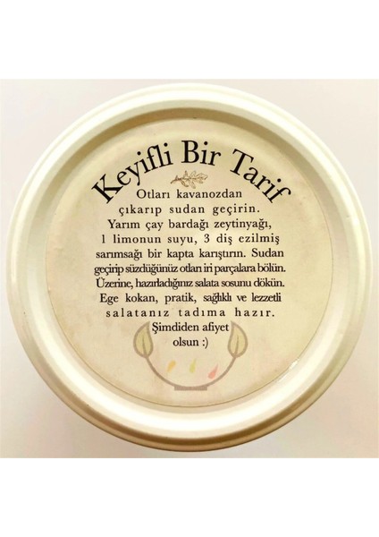 Kaya Koruğu Konserve - (Meze ve Salata Için Yemeğe Hazır Kaya Yosunu Ege Otları Kavanoz) - 400 Gr. fiyatları