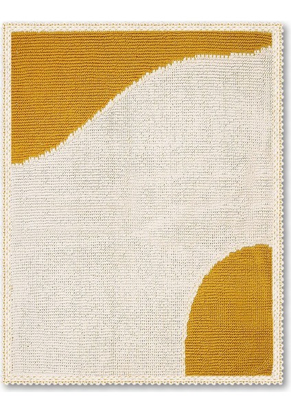 Go With The Flow Doğal Pamuklu 2'li Banyo Kilim Seti 60X100+50X60 cm - Hardal modelleri