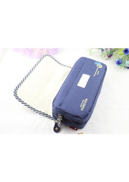 Çok Katlı Kız ve Erkek Ilkokul ve Ortaokul Öğrencisi Kalem Çantası Kanvas Uzun Kalem Çanta Kırtasiye Kutusu (Yurt Dışından) fiyatları