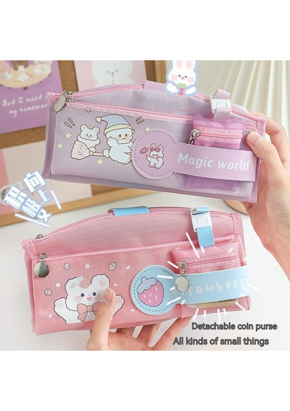 Sevimli Kız Versiyonu Kalem Çantası Ortaokulu (Yurt Dışından) fiyatları