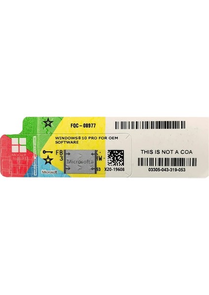 Windows 10 Pro Lisans Anahtarı