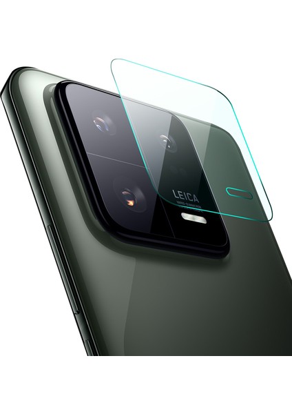Xiaomi Mi 13 Pro Full Kapatan Ekran Koruyucu Siyah + Kamera Koruyucu Şeffaf Siyah Sm modelleri