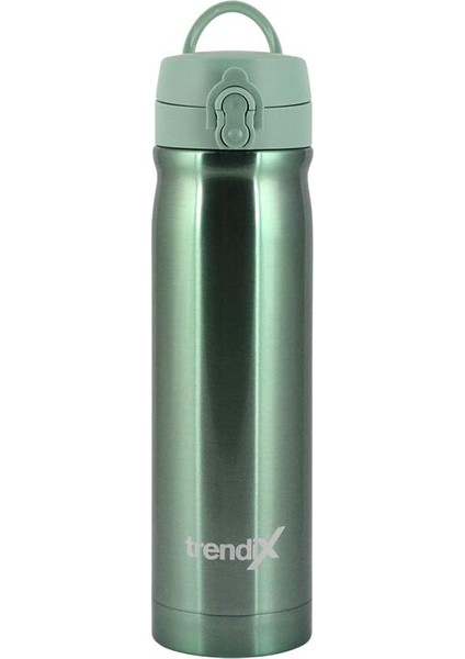 Çelik Içli Matara 500ML Pastel Yesil