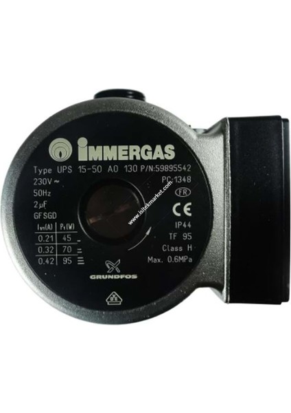 Pompa Grundfos Immergas Eolo Star Kw 3.021396