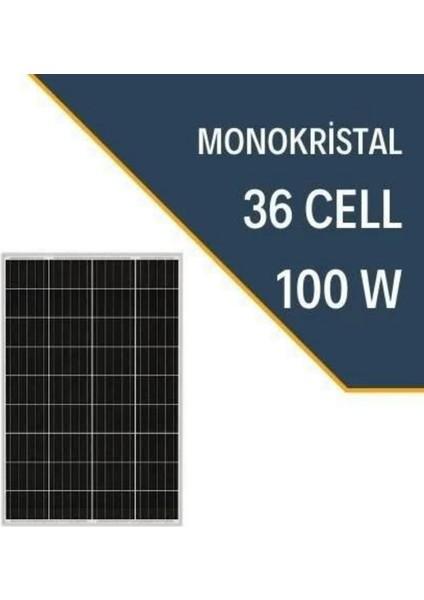 N&D Lighting Lexron 100 Watt Monokristal Solar Güneş Enerji Paneli