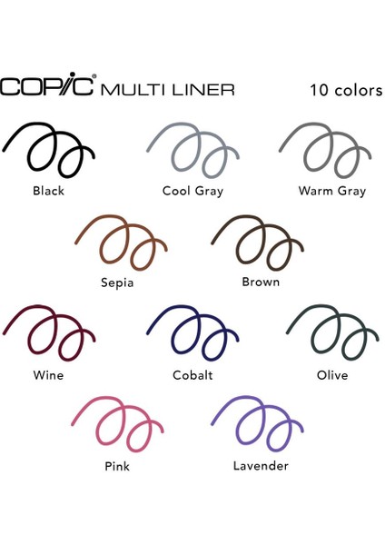 Multiliner Classic Wine 0.3 mm Çizim Kalemi