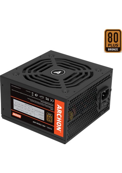 ARC-500 500W 80+ Plus Bronze Power Supply Pc Güç Kaynağı