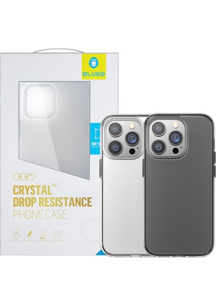 iPhone 14 / iPhone 13 Crystal Pro Drop Resistance Tam Koruma Telefon Kılıfı