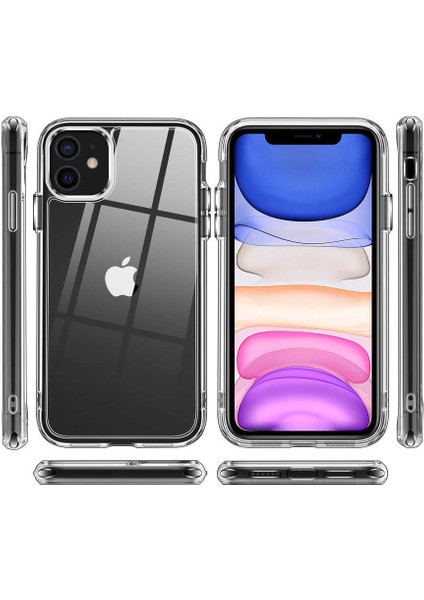 Apple iPhone 11 Case Kılıf Forst Lüx Tpu Şeffaf Koruma Renksiz