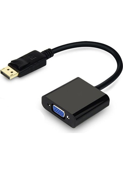 Displayport To VGA Çevirici Dönüştürücü Laptop Tv Monitör Bağlama