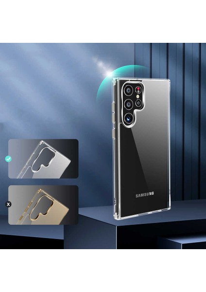 Samsung Galaxy S22 Ultra Case Kılıf Forst Lüx Tpu Şeffaf Koruma Renksiz modelleri
