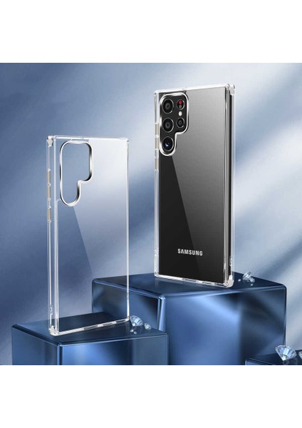 Samsung Galaxy S22 Ultra Case Kılıf Forst Lüx Tpu Şeffaf Koruma Renksiz fırsatları