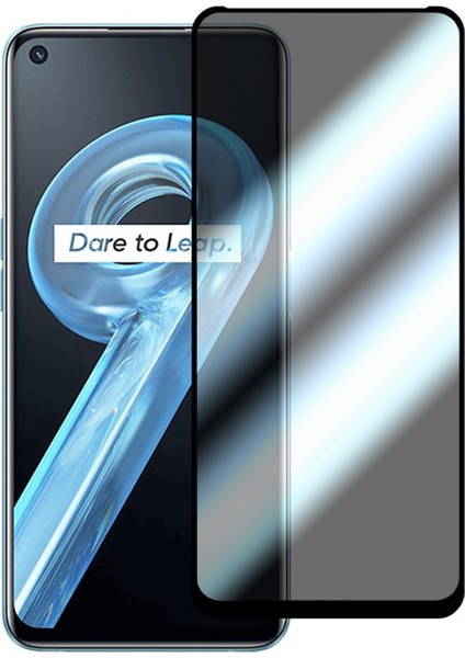 Realme 9 Pro Için Privacy Gizlilik Filtreli Tam Kaplayan Cam Koruma - AL3125