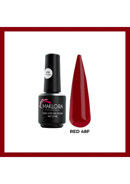 Three Step Gel Polish Kalıcı Oje 15 ml | 48F