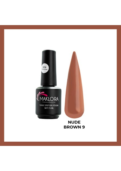 Three Step Gel Polish Kalıcı Oje 15 ml | 9 Nude