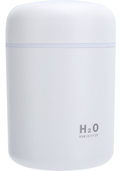 H2O Ulrasonik Hava Nemlendirici Buhar Makinesi ve Aroma Difüzörü 300 ml Beyaz