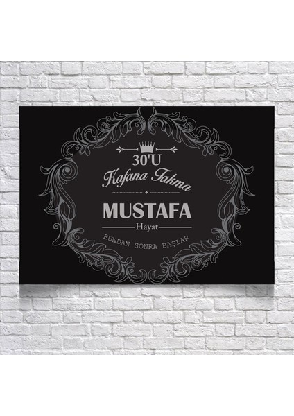 30 Yaş Temalı Doğum Günü AFIŞI35 x 50 cm