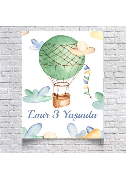 Balon Temalı Doğum Günü AFIŞI35 x 50 cm