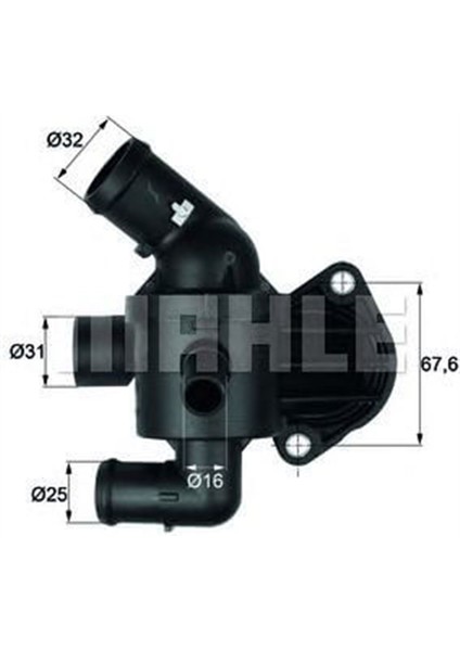 Jetta 2009 - 2010 Model Arası 1.6 Tdı Termostat