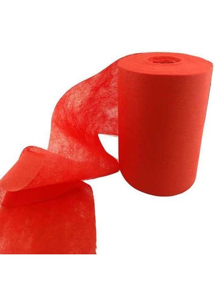 Kırmızı Tela Kumaş 100 Metre Kırmızı Süsleme Kumaşı Elyaf Süsleme Tülü Araba Çiçek Kır Düğünü Süsleme