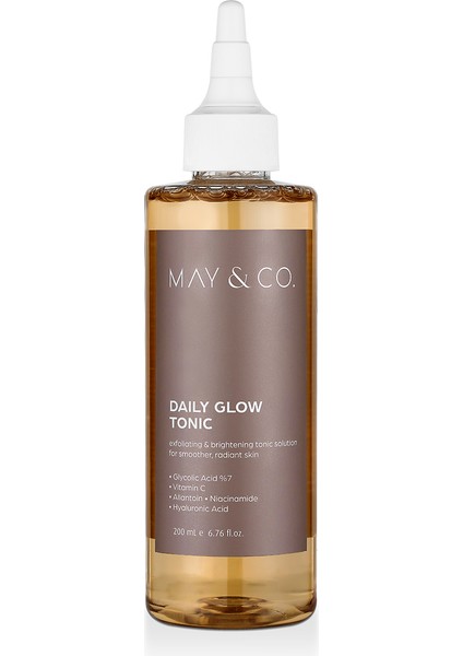 C Vitamini & Glycolic Acid İçeren nü AzaltanIşıltı Veren TONİK 200 ml