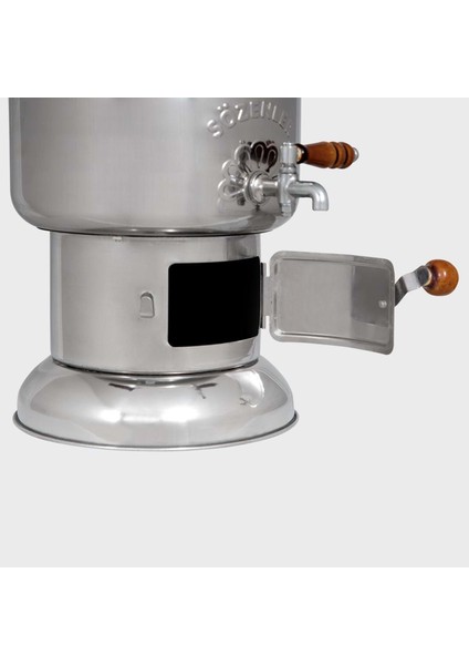 KS14 6 lt Krom Kömürlü Semaver Porselen Kulp modelleri